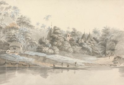 Village at Colna (India) by Hubert Cornish