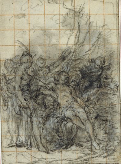 Death of Adonis by Hubert Francois Gravelot
