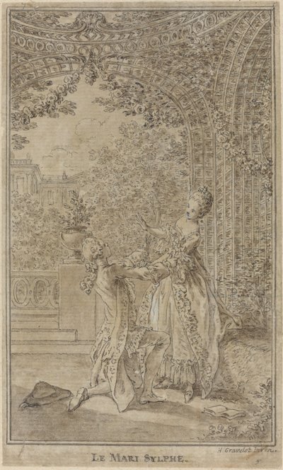 The Sylph Husband by Hubert Francois Gravelot