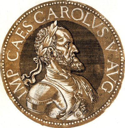 Charles V, Holy Roman Emperor by Hubert Goltzius