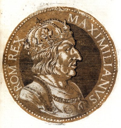 Maximilian I of Habsburg by Hubert Goltzius