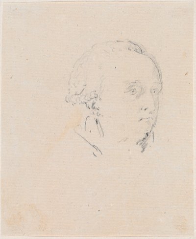 Head of a Man by Hubert Robert