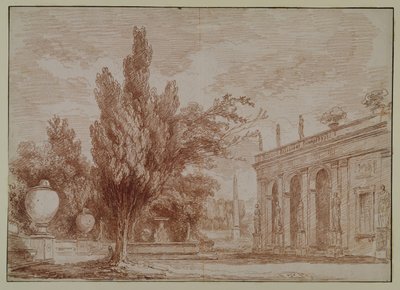 Italian Garden by Hubert Robert