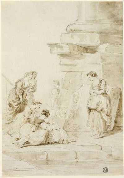 Moses Saved from the Waters by Hubert Robert