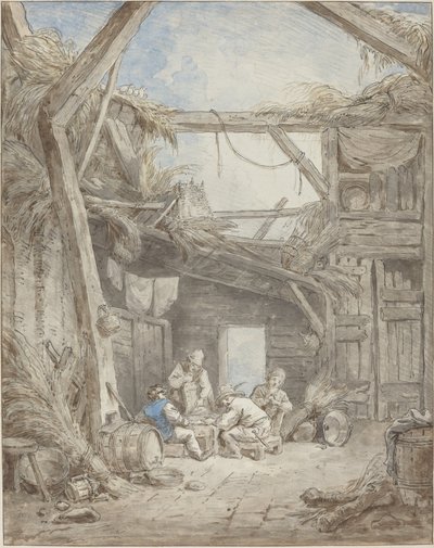 Ruined Farm by Hubert Robert