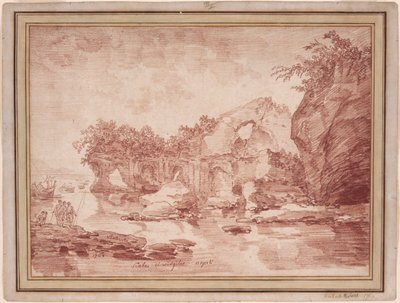 Ruins at the Sea Near Naples by Hubert Robert