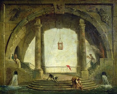The Fountain by Hubert Robert