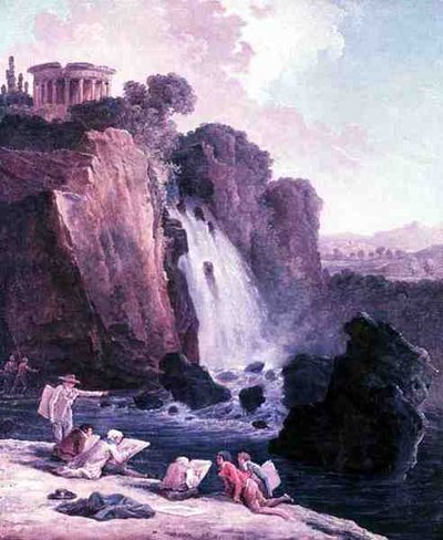 The Sketching Party by Hubert Robert