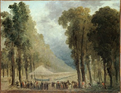 The Soldiers Banquet by Hubert Robert
