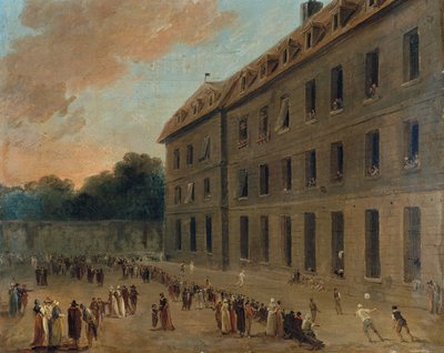 The Prisoners of Saint-Lazare by Hubert Robert