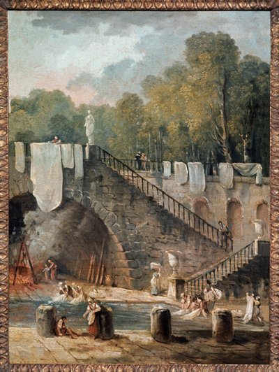 The Wash by Hubert Robert