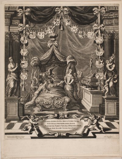 A Noble Lady on Her Deathbed by Hubert Schaten