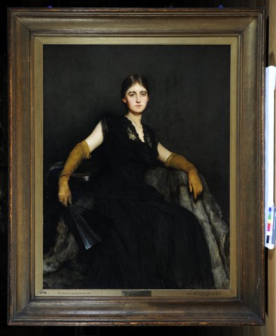 Entranced, or Lady in Black by Hubert von Herkomer