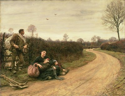 Hard Times by Hubert von Herkomer