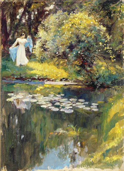 In the Garden by Hubert von Herkomer