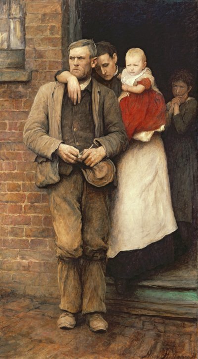 On Strike, c.1891 by Hubert von Herkomer