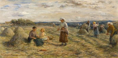 Haymaking by Hugh Cameron