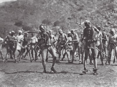 Africa: Nuba rattle dance by Hugo Adolf Bernatzik