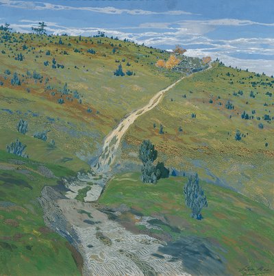 Mountain Path in the Beskids by Hugo Baar