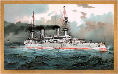 S.M. Battleship Kaiser Wilhelm II by Hugo Graf