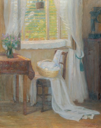 Interior with Window by Hugo Schubert