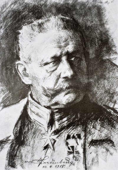 General Paul von Hindenburg by Hugo Vogel