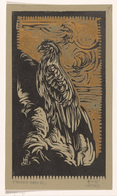 Eagle by Huib Luns (signed by artist)