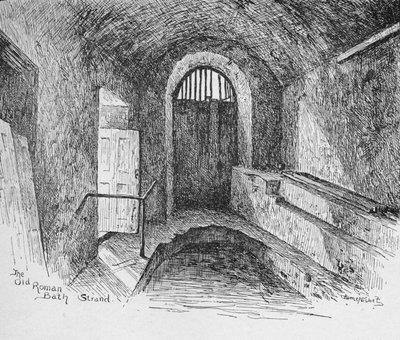 The Old Roman Bath Stand, 1890 by Hume Nisbet