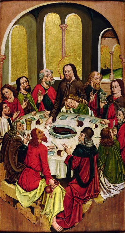 The Last Supper, Turocbela, 1480-90 by Hungarian School