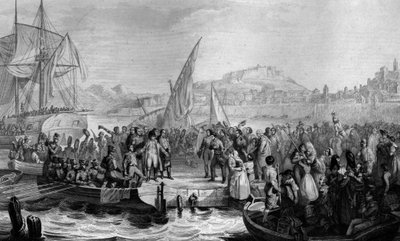 Napoleon I in Portoferriao by Huot Huot
