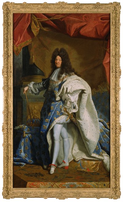 Portrait of Louis XIV by Hyacinthe Francois Rigaud