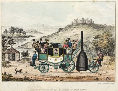 The Edinburgh Steam Carriage by I.D. after Jones