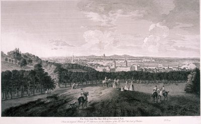 View from Greenwich Park, London by I Wood
