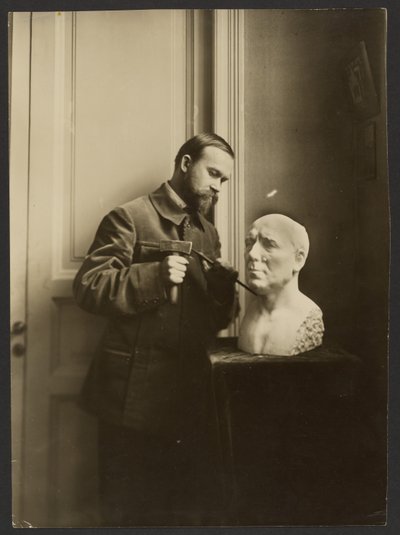 Boris Kustodiev (sculptor) by Iakob Vladimirovich Shteinberg