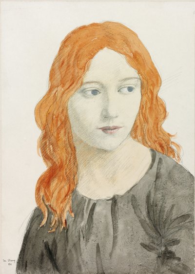 Red Haired Girl by Ian Strang