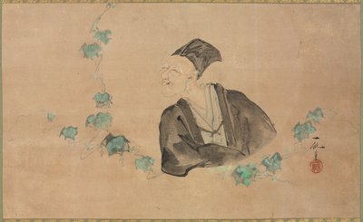 Portrait of Basho, 1700s by Ichijun