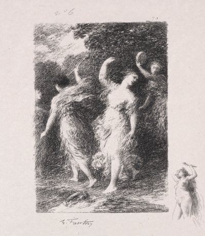 Bacchus by Ignace Henri Jean Fantin Latour