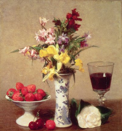Engagement Bouquet by Ignace Henri Jean Fantin Latour