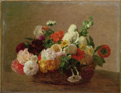 Flower Still Life by Ignace Henri Jean Fantin Latour