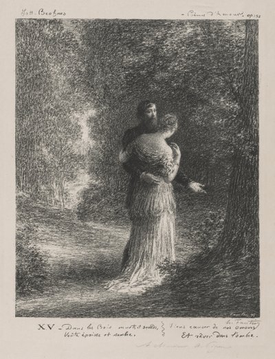 Love Poems by Brahms by Ignace Henri Jean Fantin Latour