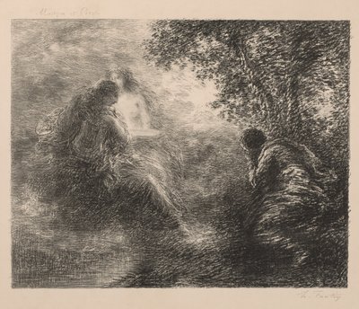 Music and Poetry, 1883 by Ignace Henri Jean Fantin Latour