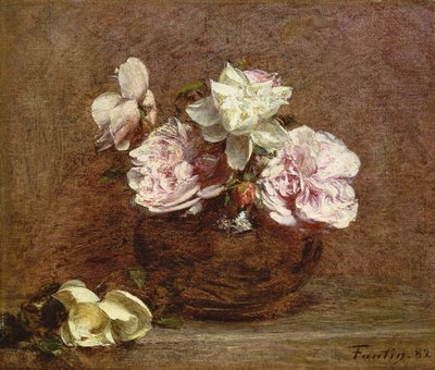 Roses of Nice by Ignace Henri Jean Fantin Latour