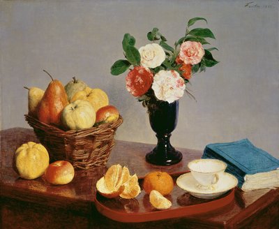 Still Life, 1866 by Ignace Henri Jean Fantin Latour