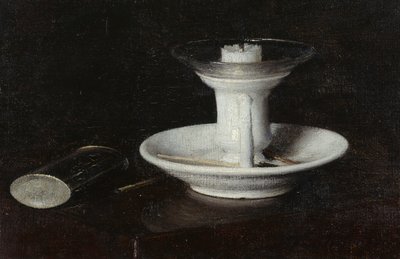 White Candlestick by Ignace Henri Jean Fantin Latour