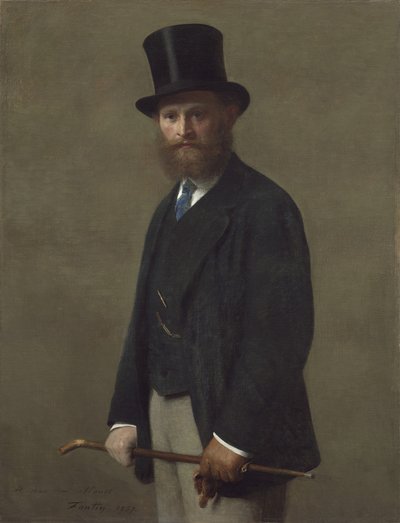 Édouard Manet by Ignace Henri Jean Fantin Latour
