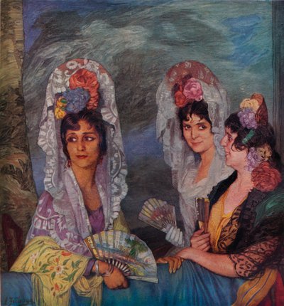Le Balcon by Ignacio Zuloaga y Zabaleta