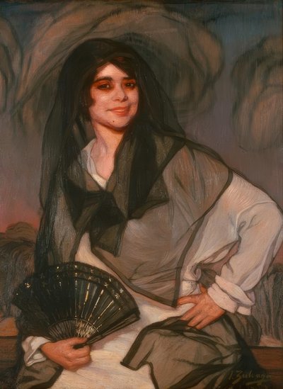 My Cousin Esperanza by Ignacio Zuloaga y Zabaleta