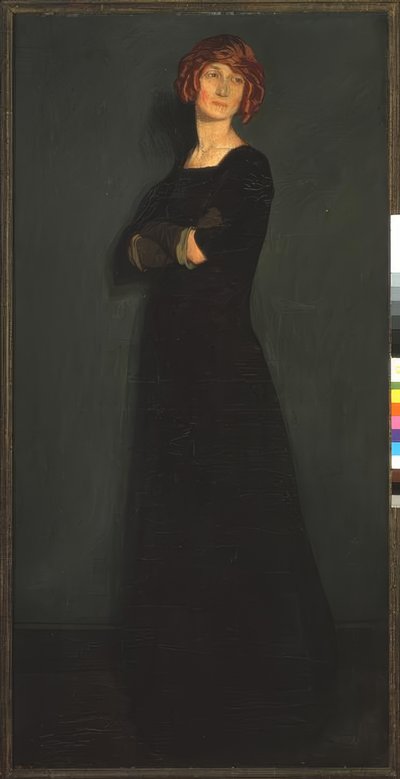 Portrait of Madame Malinowska by Ignacio Zuloaga y Zabaleta