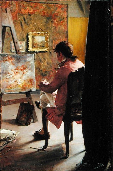 The Painter by Ignaz Marcel Gaugengigl
