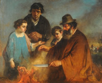 The Roast, c.1871 by Ignazio Manzoni